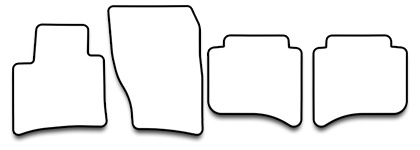 Schnittmuster Fussmatten VW Touareg2_C2_2010 Das Schnittmuster für Fussmatten VW Touareg2_C2_2010