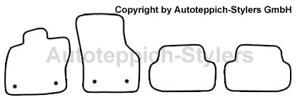 Schnittmuster Fussmatten VW Golf_7_bj11-2012bis Das Schnittmuster für Fussmatten VW Golf_7_bj11-2012bis