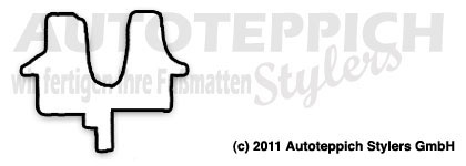 Schnittmuster Fussmatten VW T5_Doppelsitzbank_1tlg_Einzelsitze_03 Das Schnittmuster für Fussmatten VW T5_Doppelsitzbank_1tlg_Einzelsitze_03