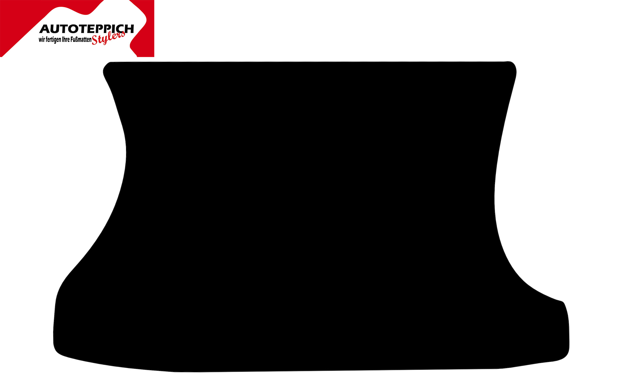 Kofferraumteppich VW Corrado 76cmVW Eine Kofferraummatte in schwarz für VW Corrado 76cm