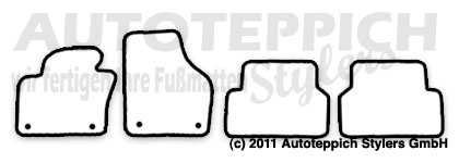 Schnittmuster Fussmatten VW Tiguan_5N_ab07- Das Schnittmuster für Fussmatten VW Tiguan_5N_ab07-
